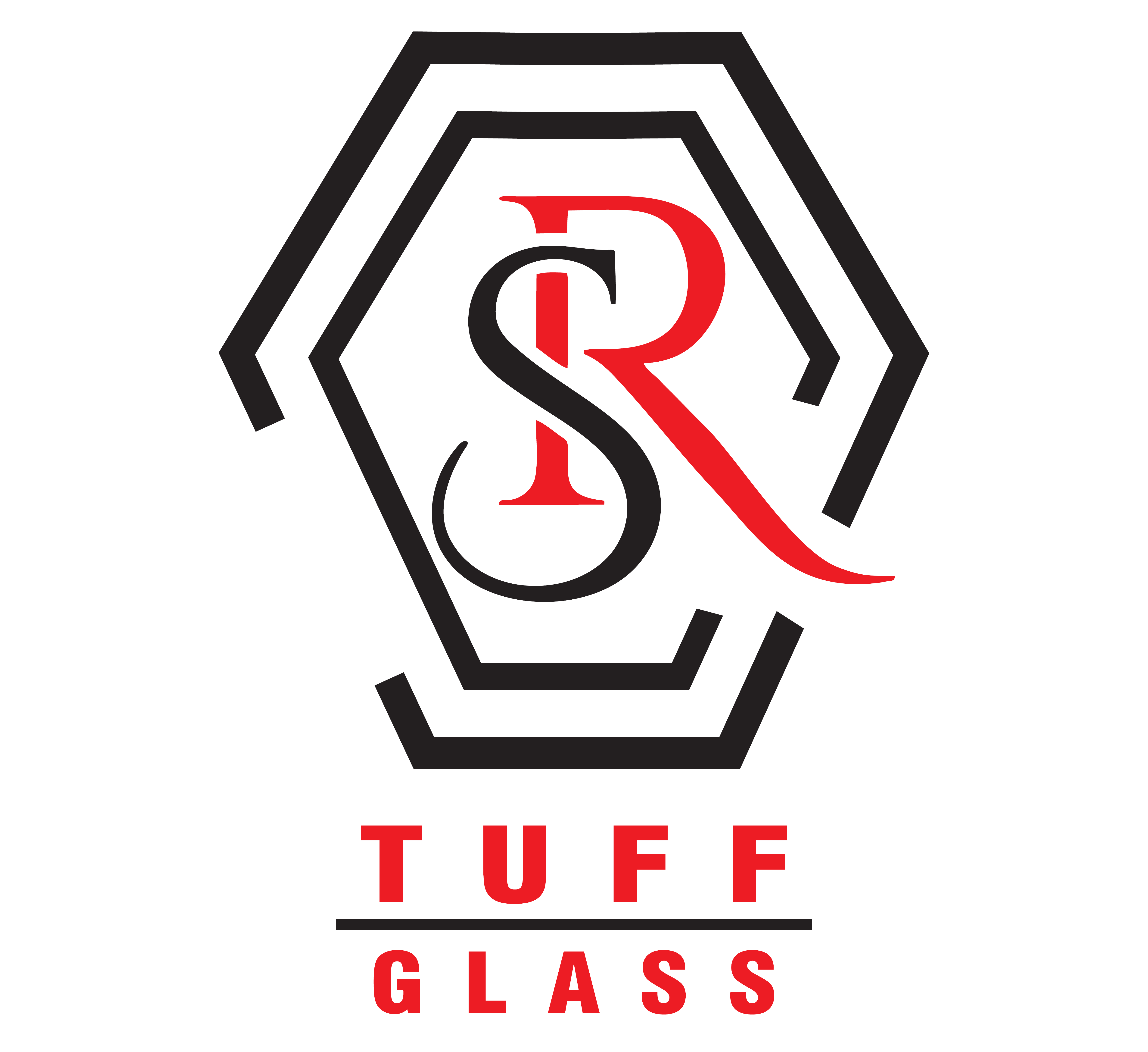 SR Tuff Glass Logo